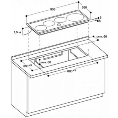 Индукционная варочная панель GAGGENAU CI 490-112, изображение 2