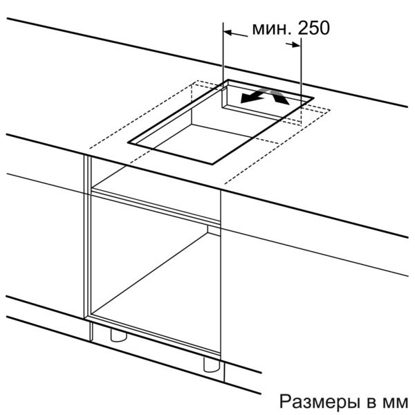 Встраиваемая -конфорочная индукционная варочная панель Neff N53TD40N0 .