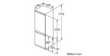 Встраиваемый холодильник Neff KI7863D20R