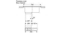 Индукционная варочная панель с интегрированной вытяжкой 80 cm NEFF T48CB1AX2, изображение 15