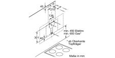 Настенная вытяжка 90 см NEFF D95IMW1G0, изображение 2